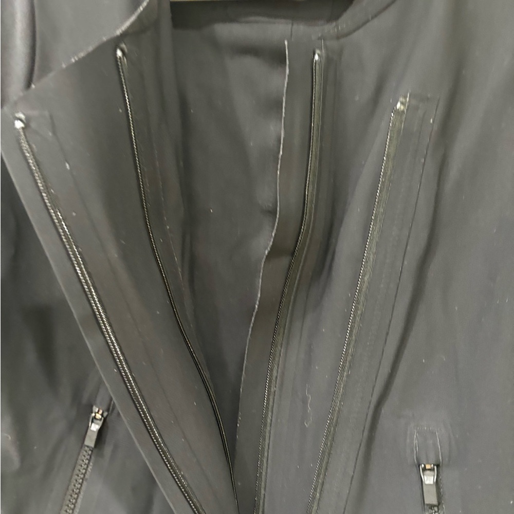 Athleta Stellar Double Front Zip Blazer Jacket Women’s Size Small - Picture 5 of 10